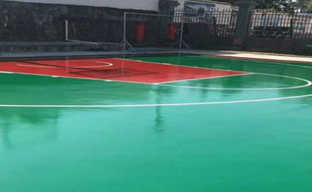 防城港篮球场翻新地面